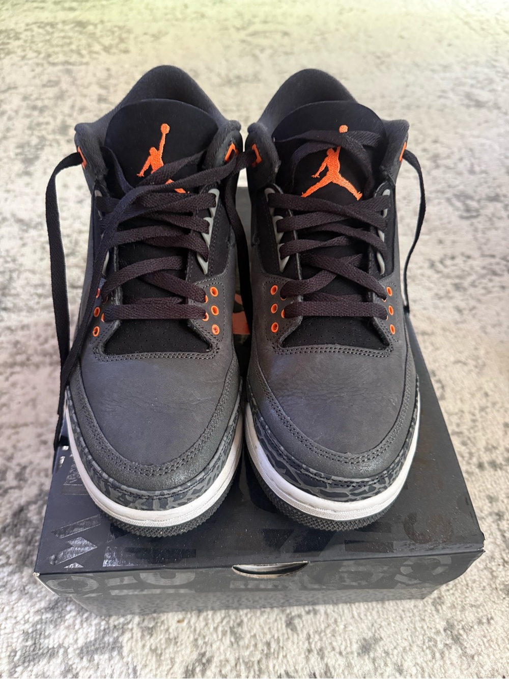 Nike Jordan Fear Retro 3 2023 Men’s Sneakers Size 9.5 With Original Box